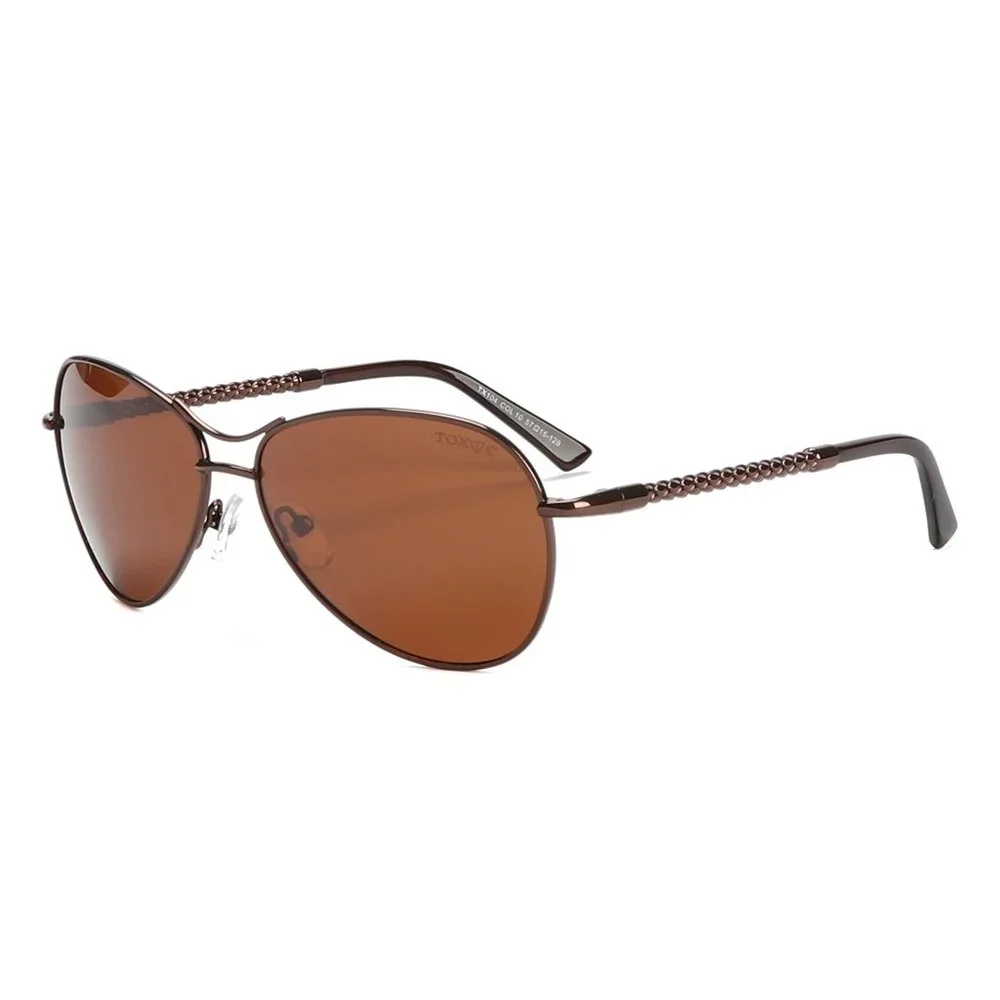 TOXIC 104 COLOR 010 Small metal Sunglasses Polarized lenses 57mm-15mm-128mm - Picture 2 of 2